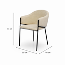 SILLA TELA DC-204