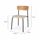 SILLA TELA DC-227
