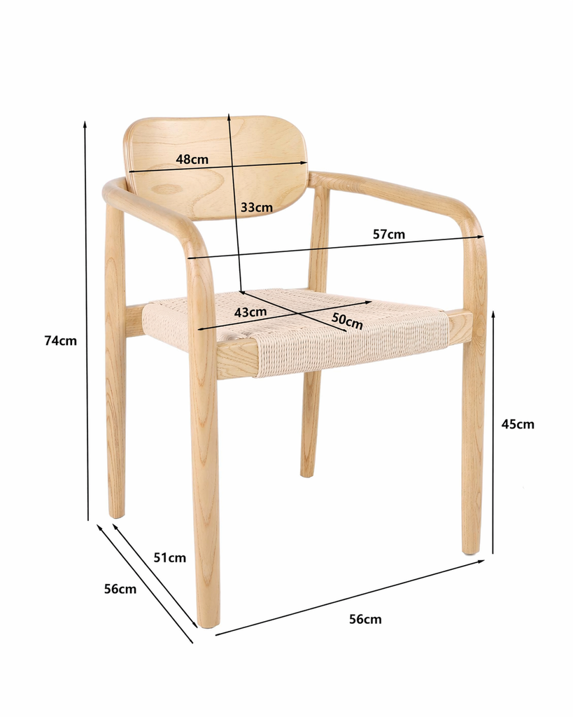 SILLA MADERA DC-209