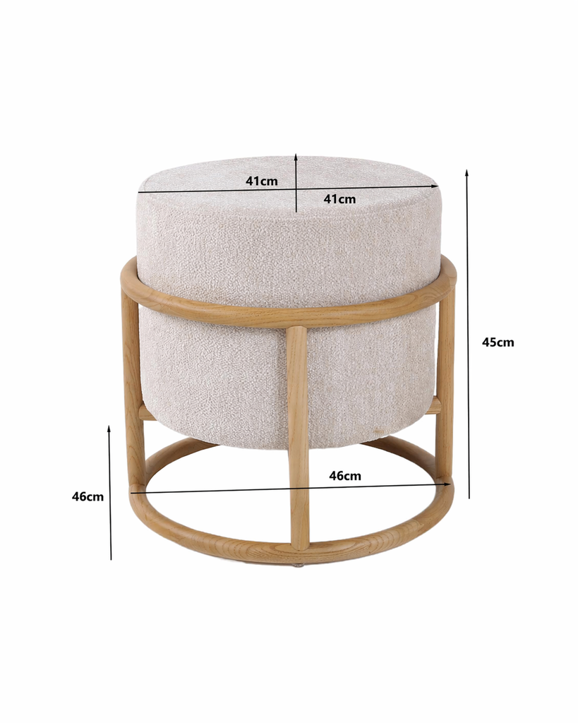 POUF MADERA PO-203