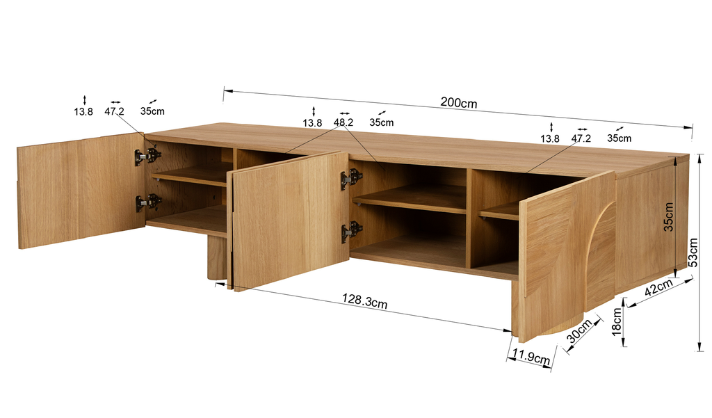 MUEBLE TV-715 TOURS ARCOS