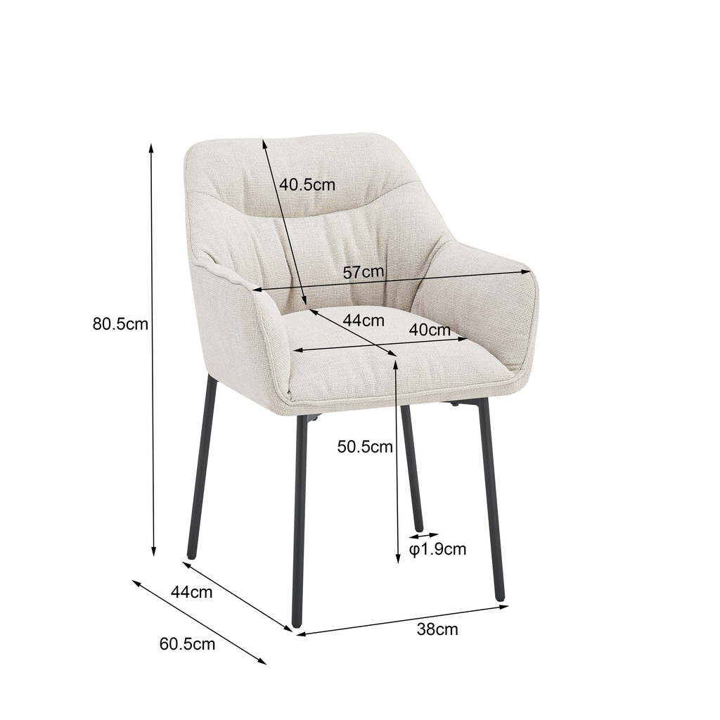 SILLA TELA DC-222
