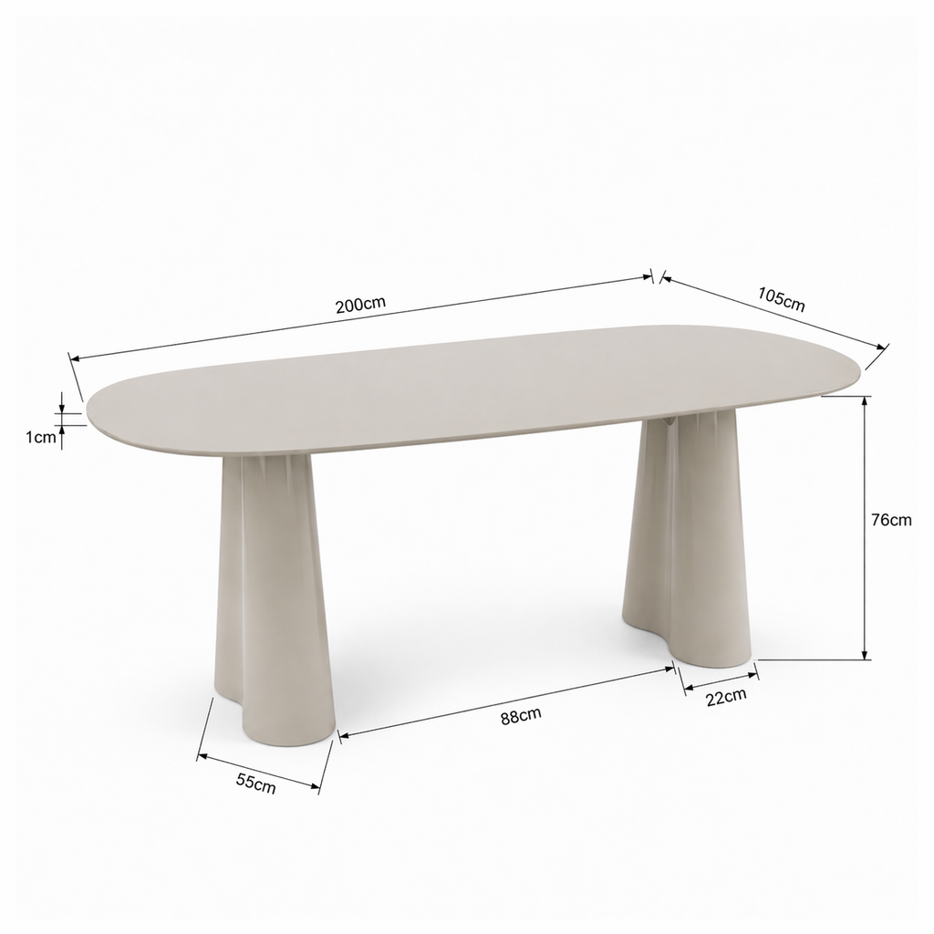 MESA COMEDOR DT-602 CRISTAL