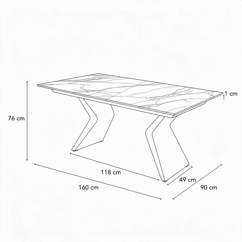 MESA COMEDOR DT-531