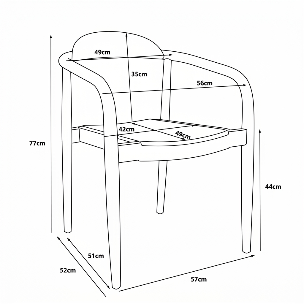 SILLA MADERA DC-207