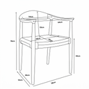 SILLA MADERA DC-208