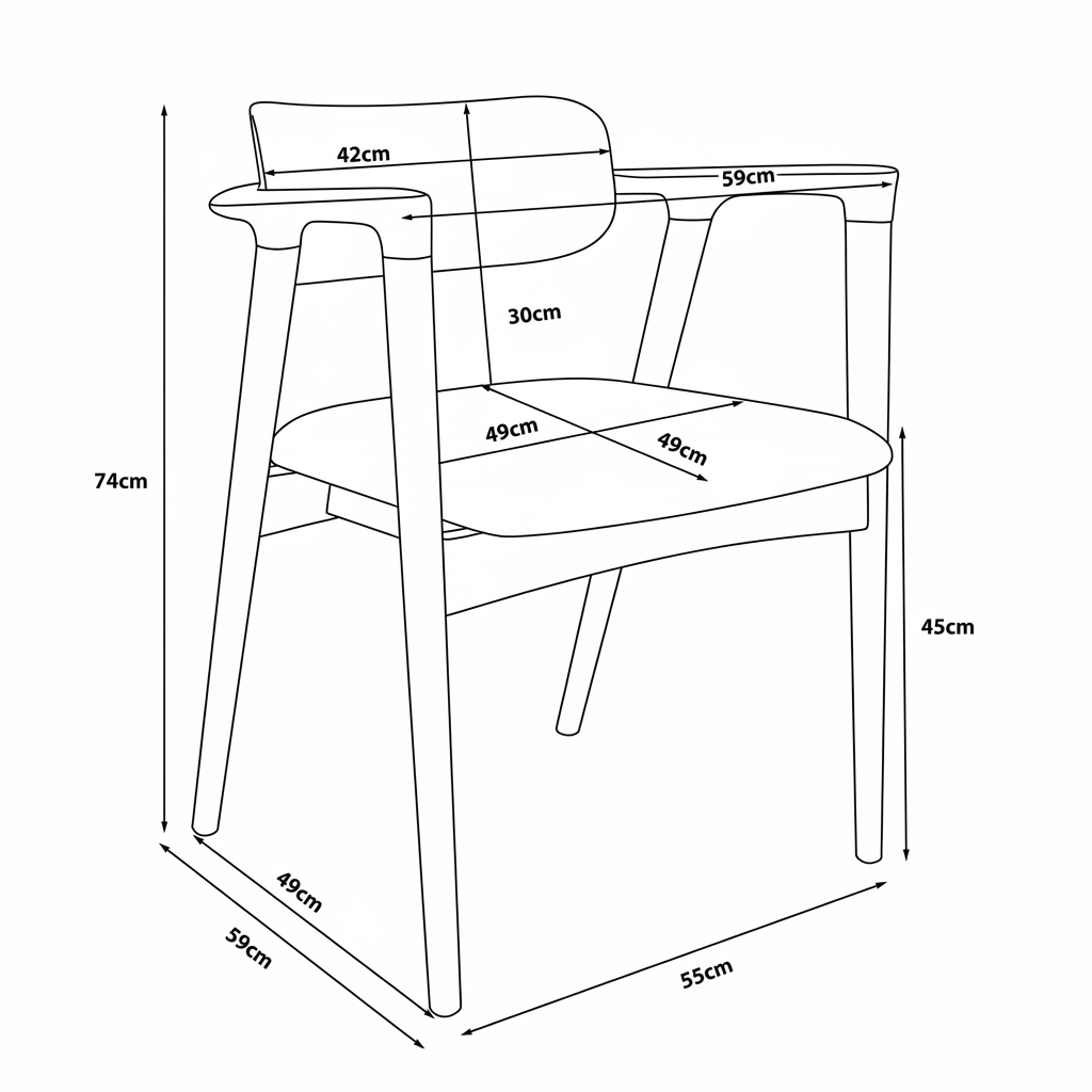 SILLA MADERA DC-211