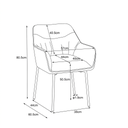 SILLA TELA DC-222