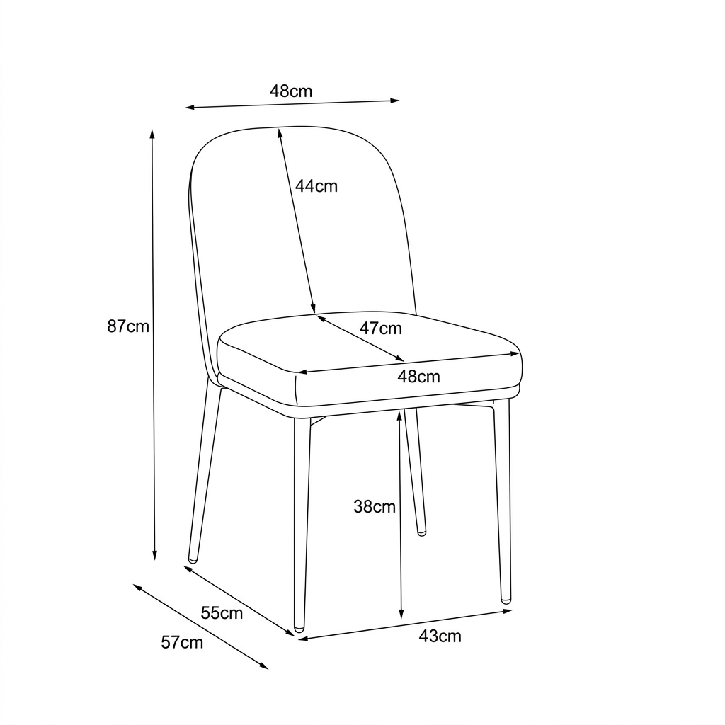 SILLA TELA DC-224
