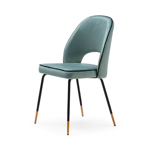 [DC-539-AZULCEL] CHAIR VELVET DC-539  (LIGHT BLUE)