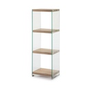 SHELVING UNIT SH-125 SIDNEY GLASS