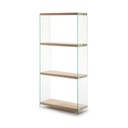 SHELVING UNIT SH-165 SIDNEY GLASS