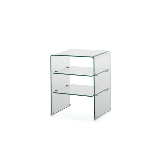 [MESAAX120] SIDE TABLE M-120 SIDNEY GLASS 