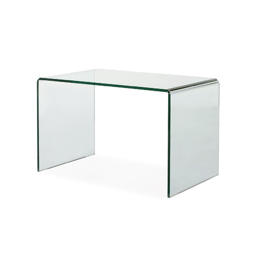 MESA DE ESCRITORIO EN CRISTAL Y ACERO EIBAR DUGAR HOME