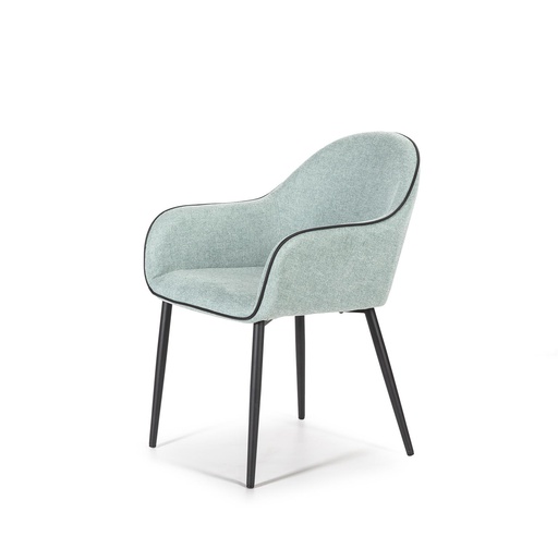 [SILATE538TU] CHAISE TISSU DC-538  (TURQUOISE)