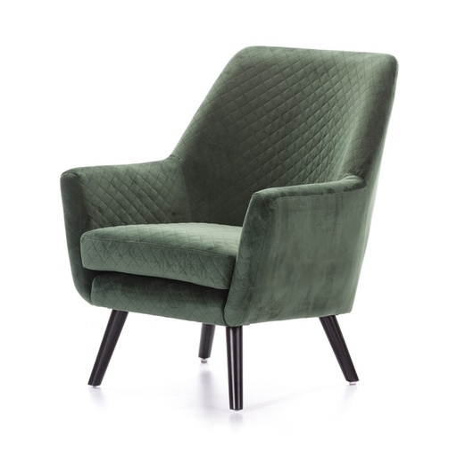 [SILOTP893VR] ARMCHAIR VELVET SL-893 (GREEN)