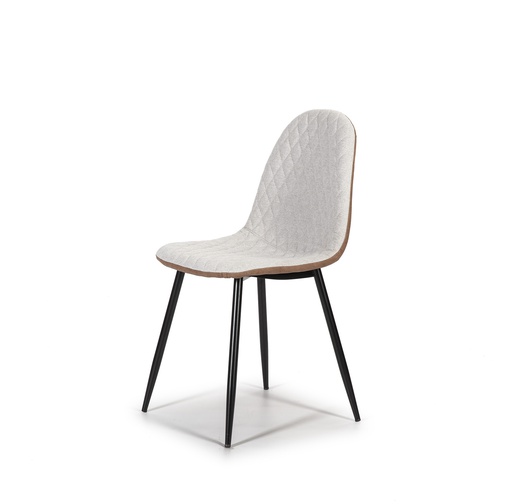 [SILATE508CBL/MAPataNE] CHAIR FABRIC DC-508  (COMBINADO BLANCO/MARRON, BLACK)