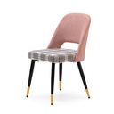 CHAISE TISSU DC-624 À Carreaux