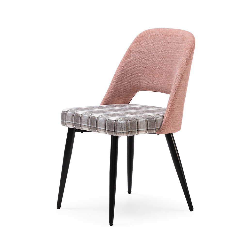 CHAISE TISSU DC-624 À Carreaux