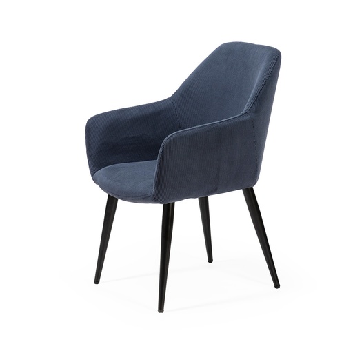 [DC-626-AZUL-NEG] CHAIR CORDOROYDC-626 (BLUE, BLACK)