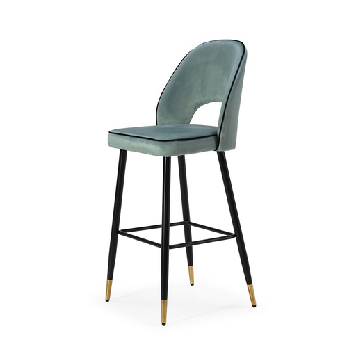 [PR/02233] STOOL VELVET ST-539 (SEAWATER)