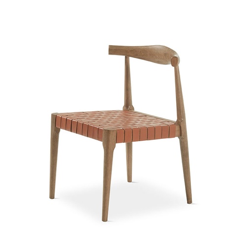 [DC-904MARNOG] CHAIR WOOD DC-904 (BROWN, NOGAL)