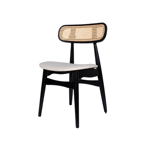 [DC906SILLAMADERA] CHAIR WOOD DC-906 (BLACK)