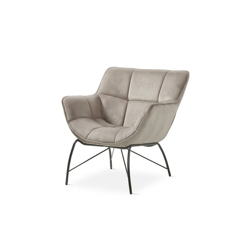 [SL-707-TOPO] ARMCHAIR FABRIC SL-707 (TAUPE)