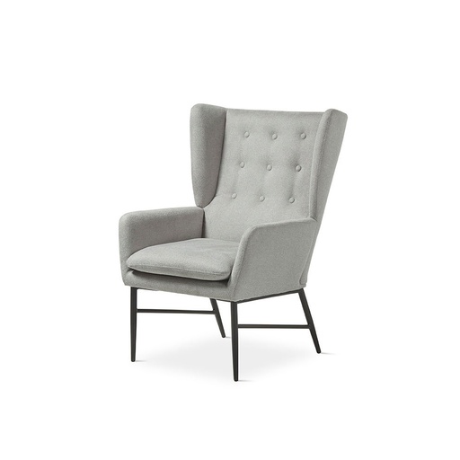 [SL-706-GRIS] ARMCHAIR FABRIC SL-706 (GREY)