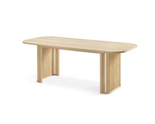 [DT-926-NAT-210] DINING TABLE DT-926 MANILA (NATURAL, 210 cm)