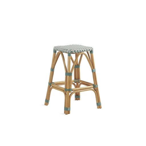 [ST-905-VERDE] STOOL RATTAN ST-905 (GREEN)