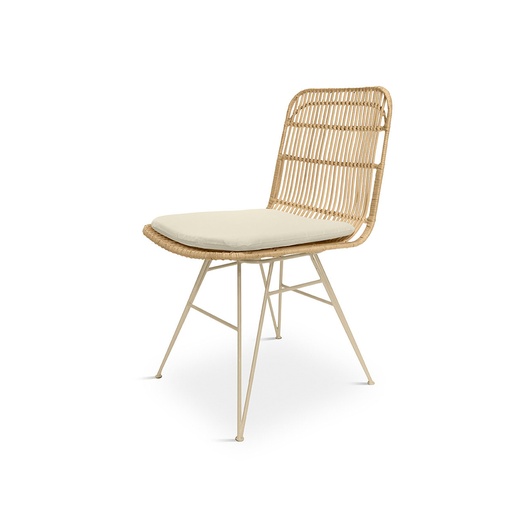 [DC-912-CREMA] CHAIR RATTAN DC-911 (CREMA)