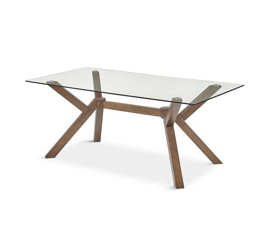 [DT-912-NOG-160] DINING TABLE DT-912 (NOGAL, 160 cm)