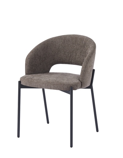 [DC-407-TOPO] DH FABRIC CHAIR DC-407 (TAUPE)