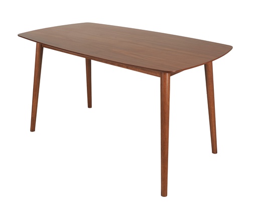 [DT-504-NOG-160] DINING TABLE DT-504 (WALNUT, 160 cm)