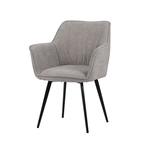 [DC-413-GRISCLARO] FABRIC CHAIR DC-413 (LIGHT GREY)