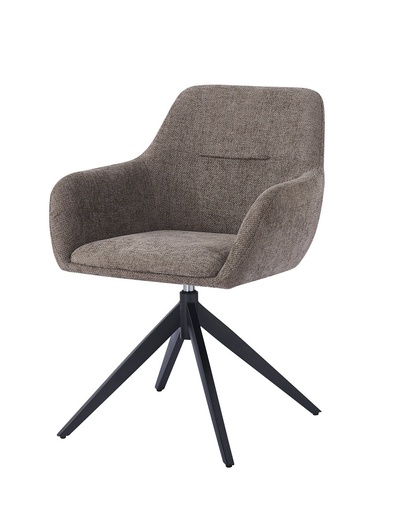 [DC-408-TOPO] FABRIC CHAIR DC-408 (TAUPE)