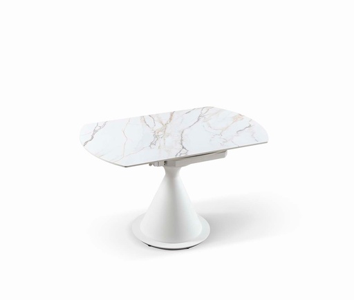 [DT-509-BLANCO-BLANCO] TABLE À MANGER DT-509 (BLANC, METAL BLANCO)