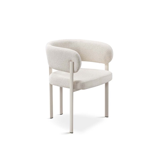[DC-421-GRIS-BLANCO] DH Silla Tela DC-421 (METAL BLANCO)