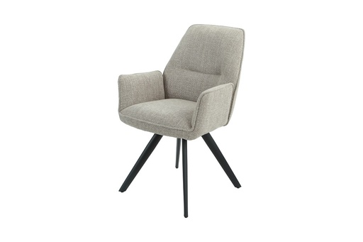 [DC-419-TOPO] DH CHAISE EN TISSU DC-419 (TAUPE)