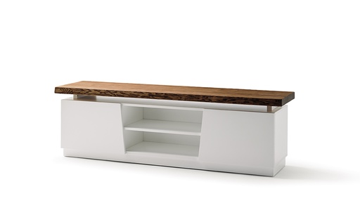 [MUEBTV121BL-HA] TV UNIT TV-121 NAYRA (WHITE, HABANA)