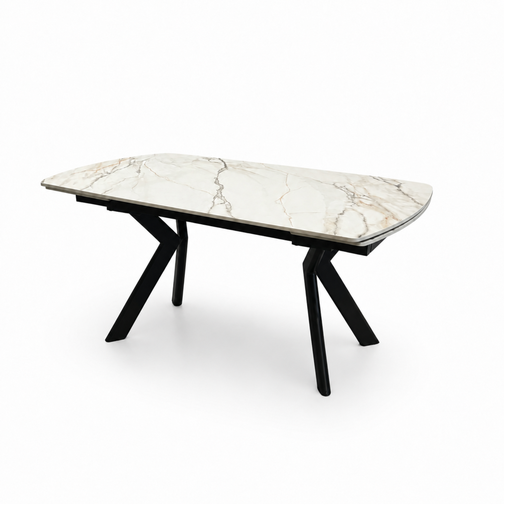 [PR/3518844] MESA COMEDOR DT-530 (BLANC, MÉTAL NOIR)