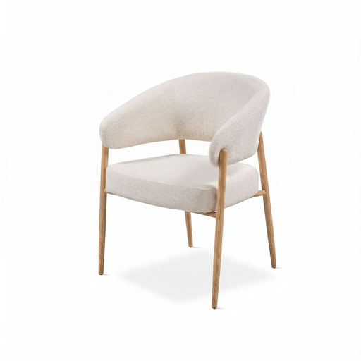 [PR/3519308] DH CHAISE EN TISSU DC-422 (MÉTAL CHÊNE)