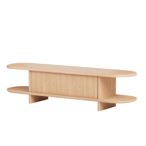 [PR/3519534] MUEBLE TV-717 NIMES (NATUREL, PLACAGE DE CHÊNE)
