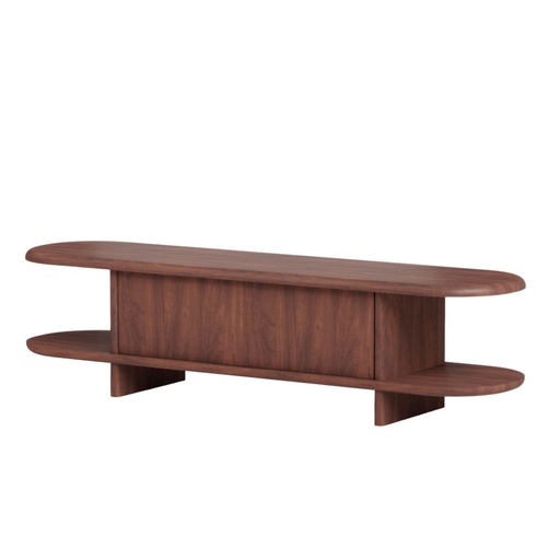 [PR/3519535] MUEBLE TV-717 NIMES (NATURAL, CHAPA DE NOGAL)