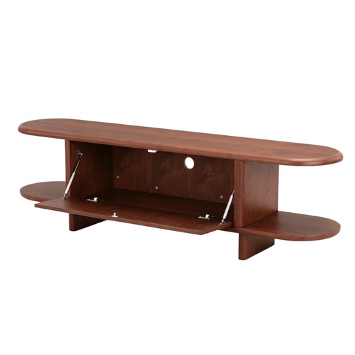 [PR/3519535] MUEBLE TV-717 NIMES (NATURAL, CHAPA DE NOGAL)