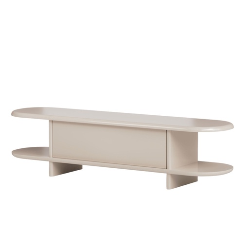 [PR/3519539] MUEBLE TV-717 NIMES (PIEDRA, LACADO BRILLO)