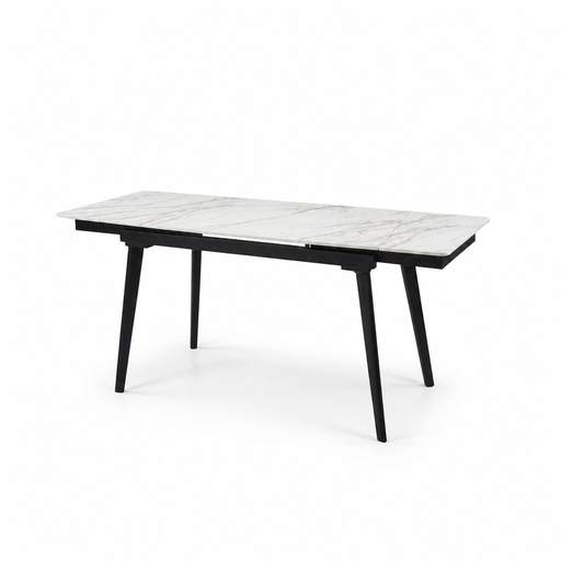 [PR/3519585] MESA COMEDOR DT-533 (WHITE, BLACK METAL)