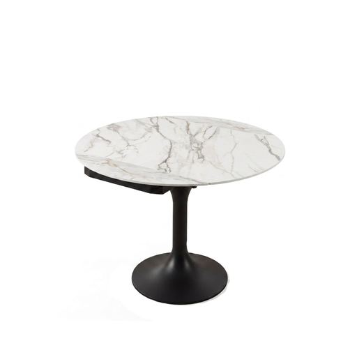 [PR/3519594] MESA COMEDOR DT-534 (WHITE, BLACK METAL)