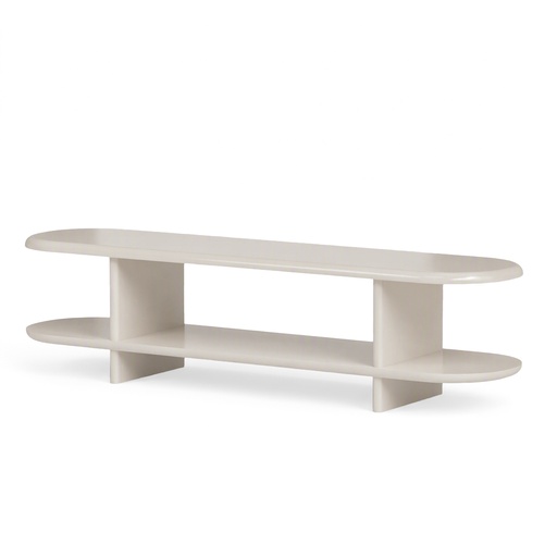 [PR/3521709] MUEBLE TV-716 NIMES (PIEDRA, LACADO BEIGE BRILLO)